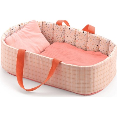Djeco Dolls Bed time Bassinet Pink Lines
