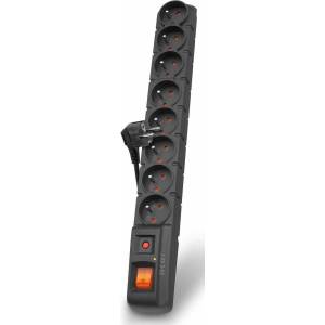 PremiumCord Acar S8 8 Plug 3 m Switch (ppacars8-3black)