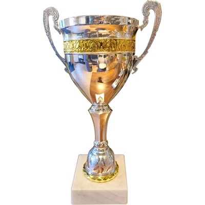 Kovový pohár Zlatý 33,7 cm