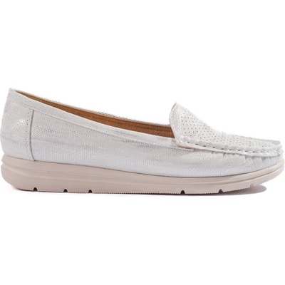 Shelovet Dámské mokasíny šedá