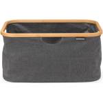Brabantia Сгъваем панер за пране Brabantia - Linn, Pepper Black, 40 l (1008915)