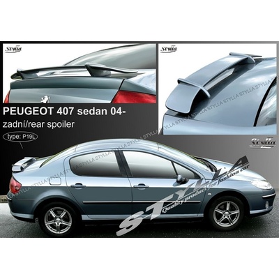 Spoiler na kapotu Peugeot 407 2004-2011