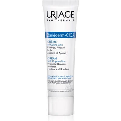 Uriage Bariéderm Cica-Cream with Copper-Zinc репариращ крем, съдържащ мед и цинк с пантенол 15ml