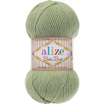 Alize Příze Baby best 138 olivová