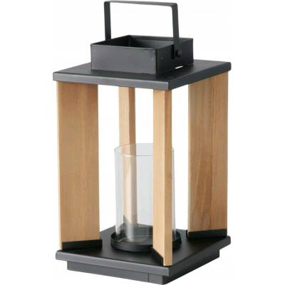 Lucerna Boltze dřevo, kov 28 cm