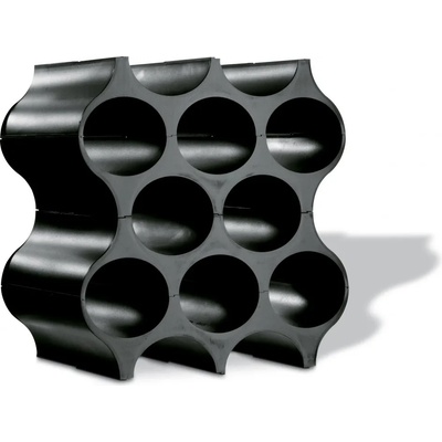 Koziol Стойка за вино за кухненски плот SET-UP, космическо черно, Koziol (KOZ3596526)