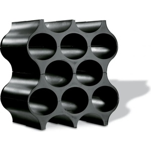 Koziol Стойка за вино за кухненски плот SET-UP, космическо черно, Koziol (KOZ3596526)