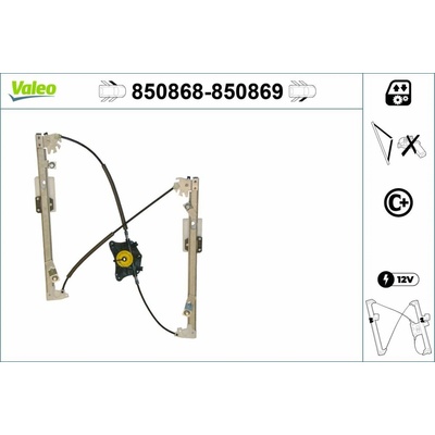Mechanizmus zdvíhania okna VALEO 850868 850868