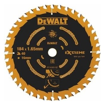DeWALT DT10303 Pílový kotúč EXTREME,184 x 16 mm, 40 zubov