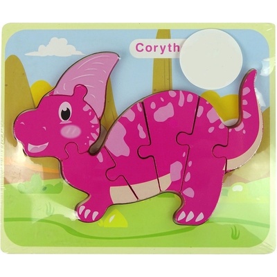 Mamido puzzle pre najmenších dinosaurus ružové