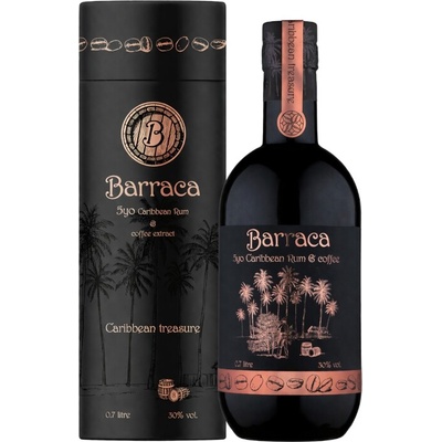 Barraca 5YO Rum & coffee 30% 0,7 L (čístá fľaša)