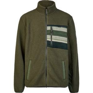 Iriedaily Мъжко поларено яке Iriedaily Wonderer Track Jacket Fleece jacket - Night / Olive (005-4869-0813)