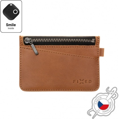 Fixed kožená Smile Coins se smart trackerem Fixed Smile Pro hnědá