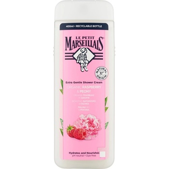 Le Petit Marseillais Extra Gentle Shower Cream Organic Raspberry & Peony sprchový krém 400 ml pre ženy