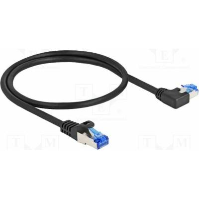 Delock 80217 Patch S/FTP Cat 6a 500mm LSZH černý