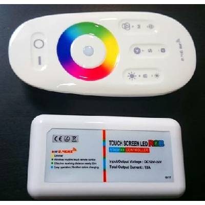 LED RGBW ovladač stmívač 3x6A RF 2,4Ghz