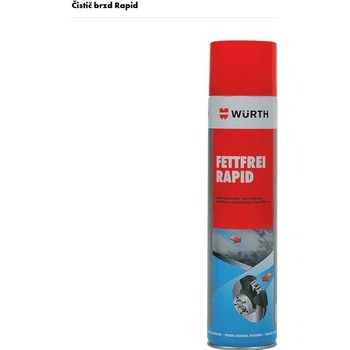 WÜRTH ODMAŠŤOVAČ BRZD UNI RAPID 600 ml