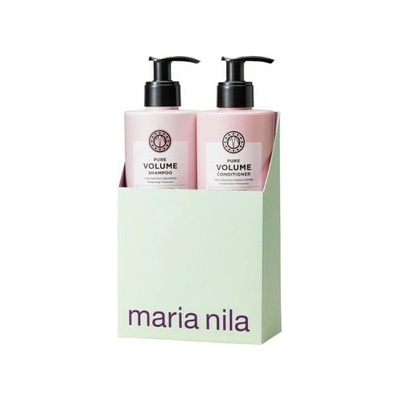 Maria Nila Pure Volume Maria Nila Pure Volume šampón pre objem jemných vlasov 500 ml + Maria Nila Pure Volume kondicionér pre objem jemných vlasov s hydratačným účinkom 500 ml kozmetická sada