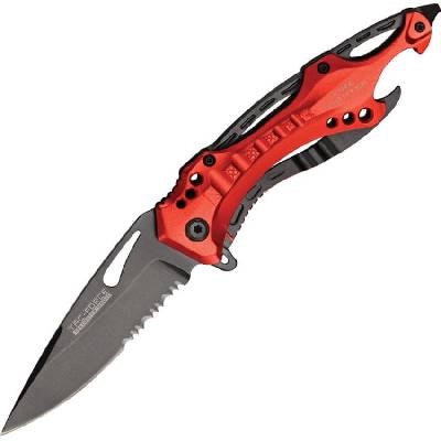 Tac Force Tactical A/O Linerlock 4 3/4" closed, , TF705RD