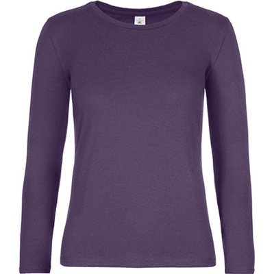 B&C Dámske tričko s dlhým rukávom TW08T Urban Purple
