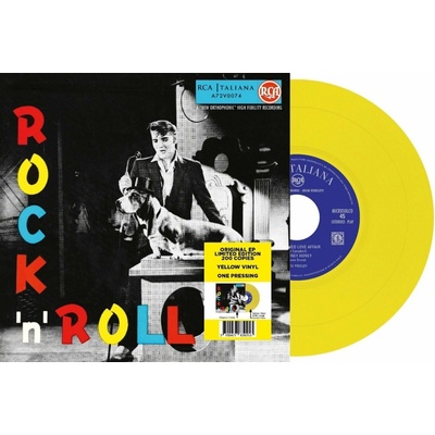 Elvis Presley - EP Étranger N°18 - Rock 'N' Roll (Italy) (Limited Edition) (Yellow Coloured) LP