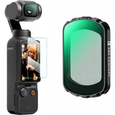 K&F Concept K&F Magnetic Black Mist 1/2 for DJI Osmo Pocket 3 Diffusion Creative Mist Cinematic Effect s