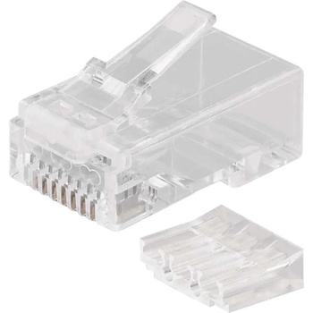 EMOS Konektor RJ45 pro UTP kabel (drát), bílý, 20ks 1821000700