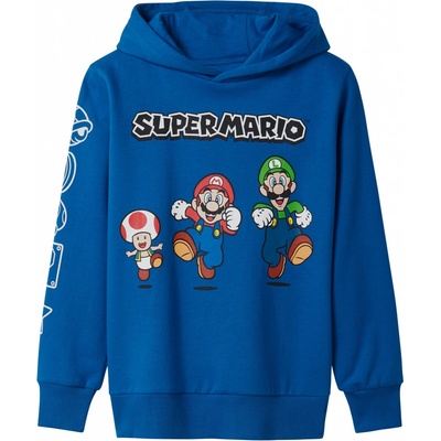 Chlapecká mikina Super Mario modrá – Sleviste.cz