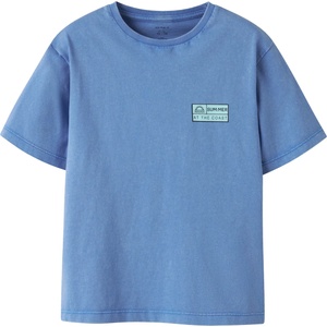 NAME IT Детска тениска Name it Kid's Fandel S/S Top T-shirt - Palace Blue - размер 134/140 (EU) (704-6375-0217)