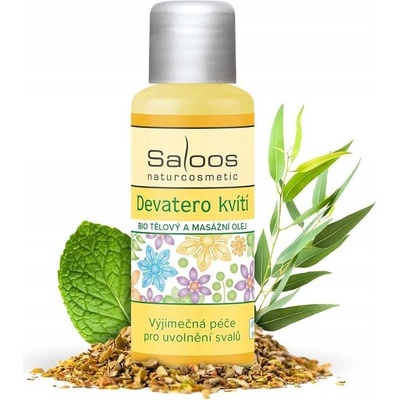 Saloos telový a masážny olej Devatero kvítí 50 ml
