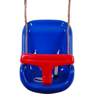 BPP Hojdačka BABY swing modro-červená