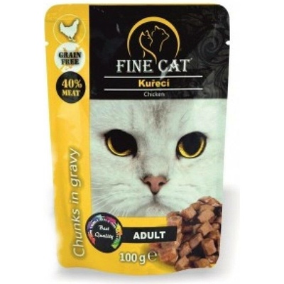 Fine Cat Grain-Free Adult kuřecí v omáčce 100 g