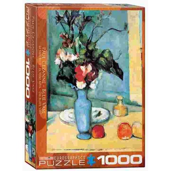 EUROGRAPHICS - Puzzle Blue Vase by Paul Cezanne - 1 000 piese