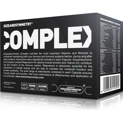 SizeAndSymmetry Multivitamin 60 kapsúl