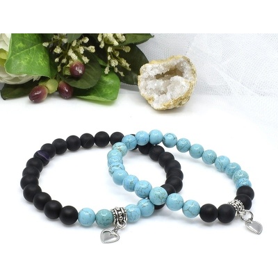 Mijabijoux Partnerské náramky z minerálů II MB00429