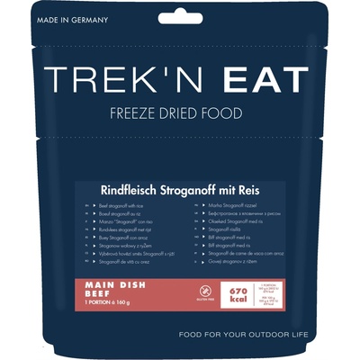 Trek'n eat Hovädzia zmes Stroganoff s ryžou 160 g