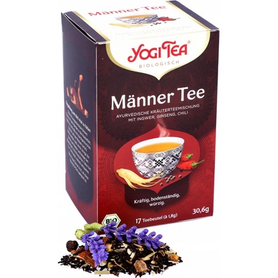 Yogi Tea čaj pre mužov Men's Tea BIO 17 vrecúšok