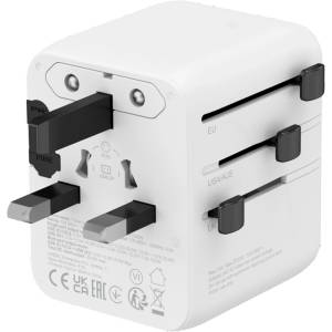 CANYON Адаптер за Захранване CANYON Travel Adapter OnTour 20 EU/UK/US/AUS 20W White (CNS-TA20W1005W)
