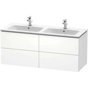 Duravit L-Cube - Шкафче за умивалник 55x129x48 см, 4 чекмеджета, матово бяло LC625901818 (LC625901818)