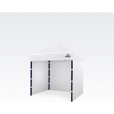 BRIMO Párty stan 2x2m s 3 stěnami Bílá E. Ocel