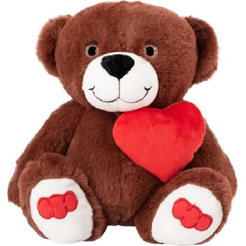 Image 1 of Амек Тойс Плюшена играчка Амек Тойс - Мече със сърце, кафяво, 25 сm (030111-3)