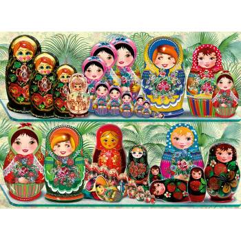 Bluebird Puzzle - Puzzle Matryoshka Dolls - 6 000 piese