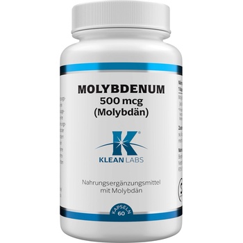 KLEAN LABS Молибден 500 mcg (молибден) - 60 вег. капсули