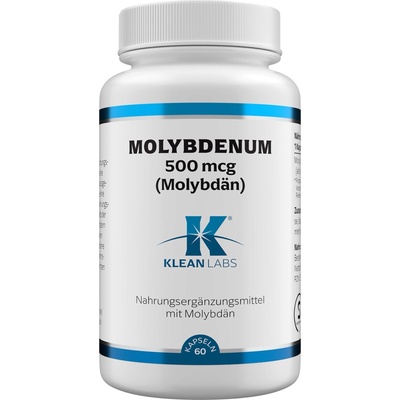 KLEAN LABS Молибден 500 mcg (молибден) - 60 вег. капсули