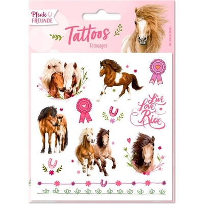 Spiegelburg Detské dočasné tetovanie Pferdefreunde