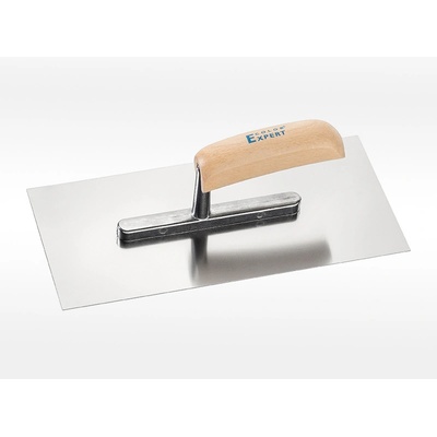 Hladítko nerez hladké 280x130mm dřev. ruk. Expert