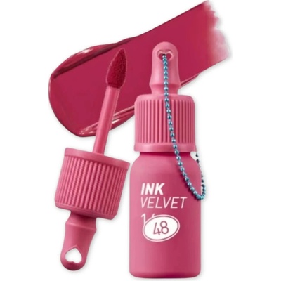 Peripera Ink The Velvet 48 100 Hearts sametový tint na rty pro dlouhotrvající barvu a hydrataci 4 g