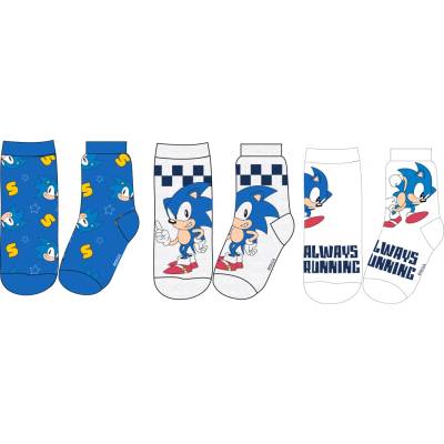 Ježko Sonic 5234079 Chlapčenské ponožky mix farieb