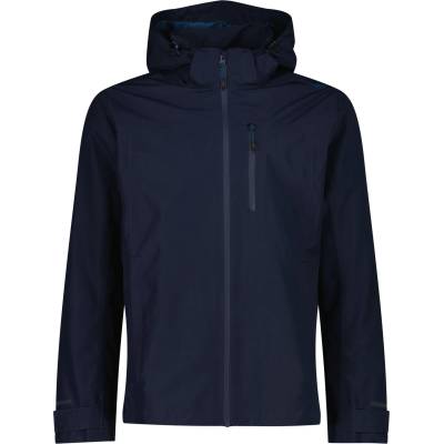 CMP Мъжко водоустойчиво яке CMP Jacket Fix Hood Ripstop Waterproof jacket - Black Blue - размер 50 (EU) (002-3410-0313)