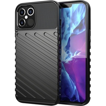 Apple Здрав калъф Thunder за Apple iPhone 12 Pro Max - Черен KP24601